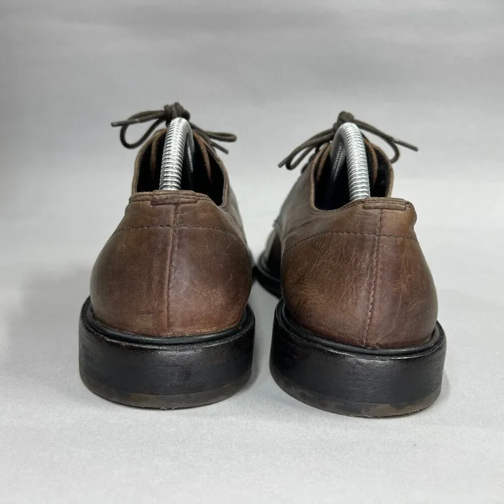 All Saints Men's Size 8 Brown‎ Leather Dress Shoes